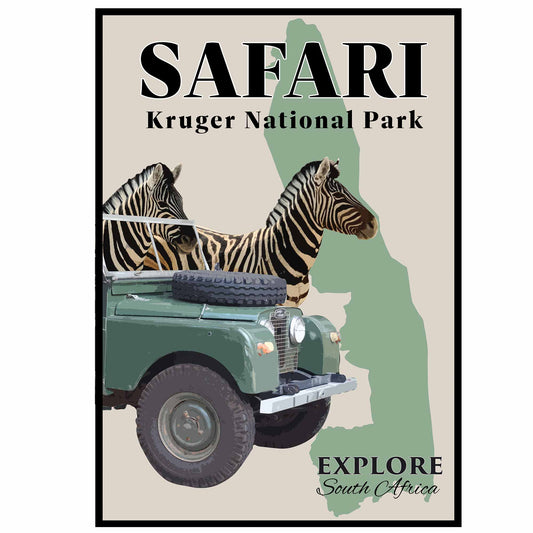 Vintage Poster - Kruger National Park