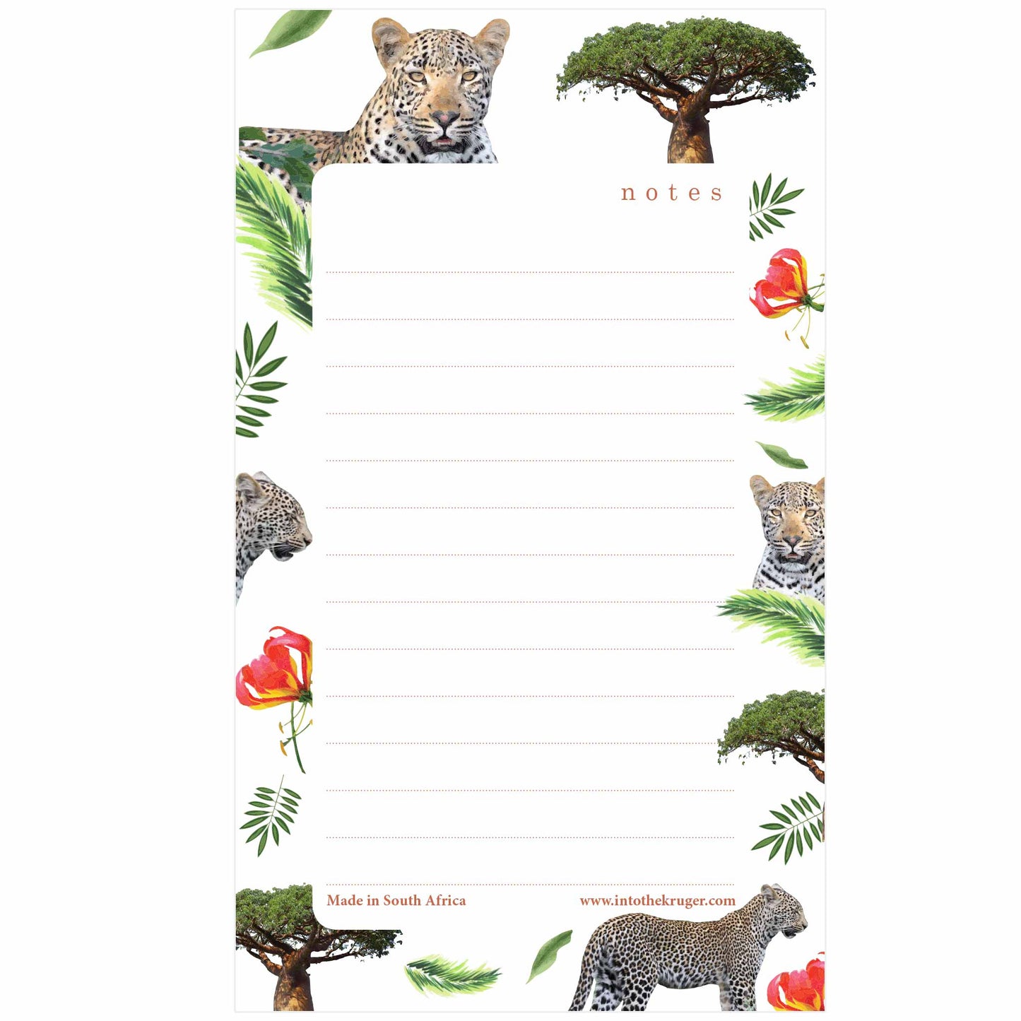 Wildlife Notepad - Kruger National Park - Leopard