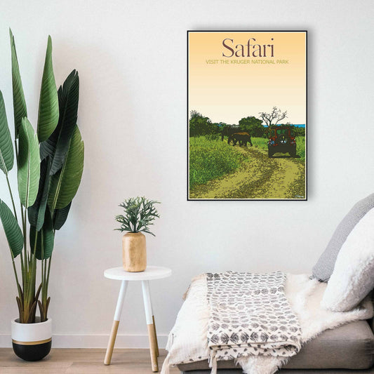 Vintage Poster - Safari Kruger National Park