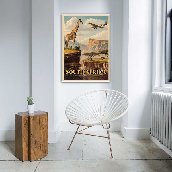Vintage Poster - Welcome to South Africa