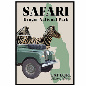 Vintage Poster - Kruger National Park