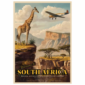 Vintage Poster - Welcome to South Africa