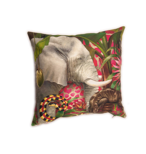 Wildlife Cushion Cover - Elephant