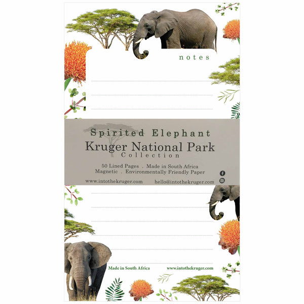 Wildlife Notepad - Kruger National Park - Elephant
