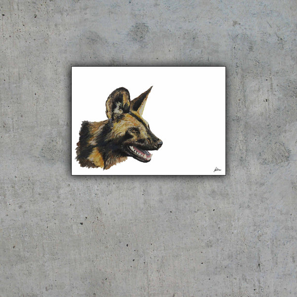 Wildlife Collection Signed Print - African Wild Dog
