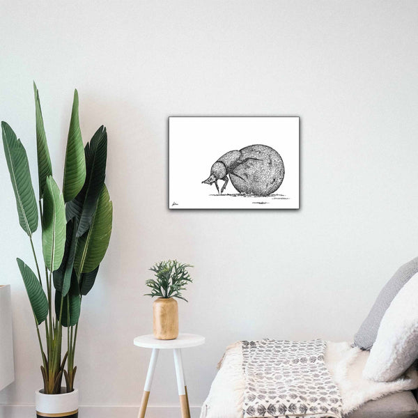 Dung Beetle Signed Print