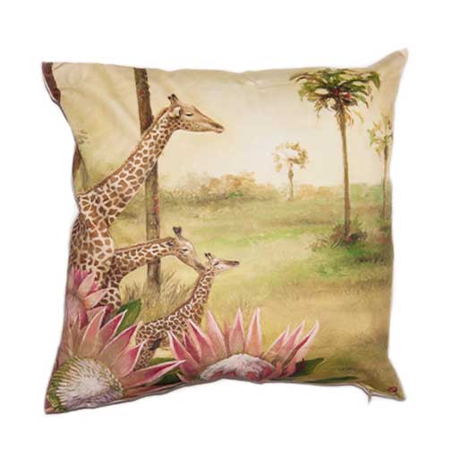 Wildlife Cushion Cover - Giraffe