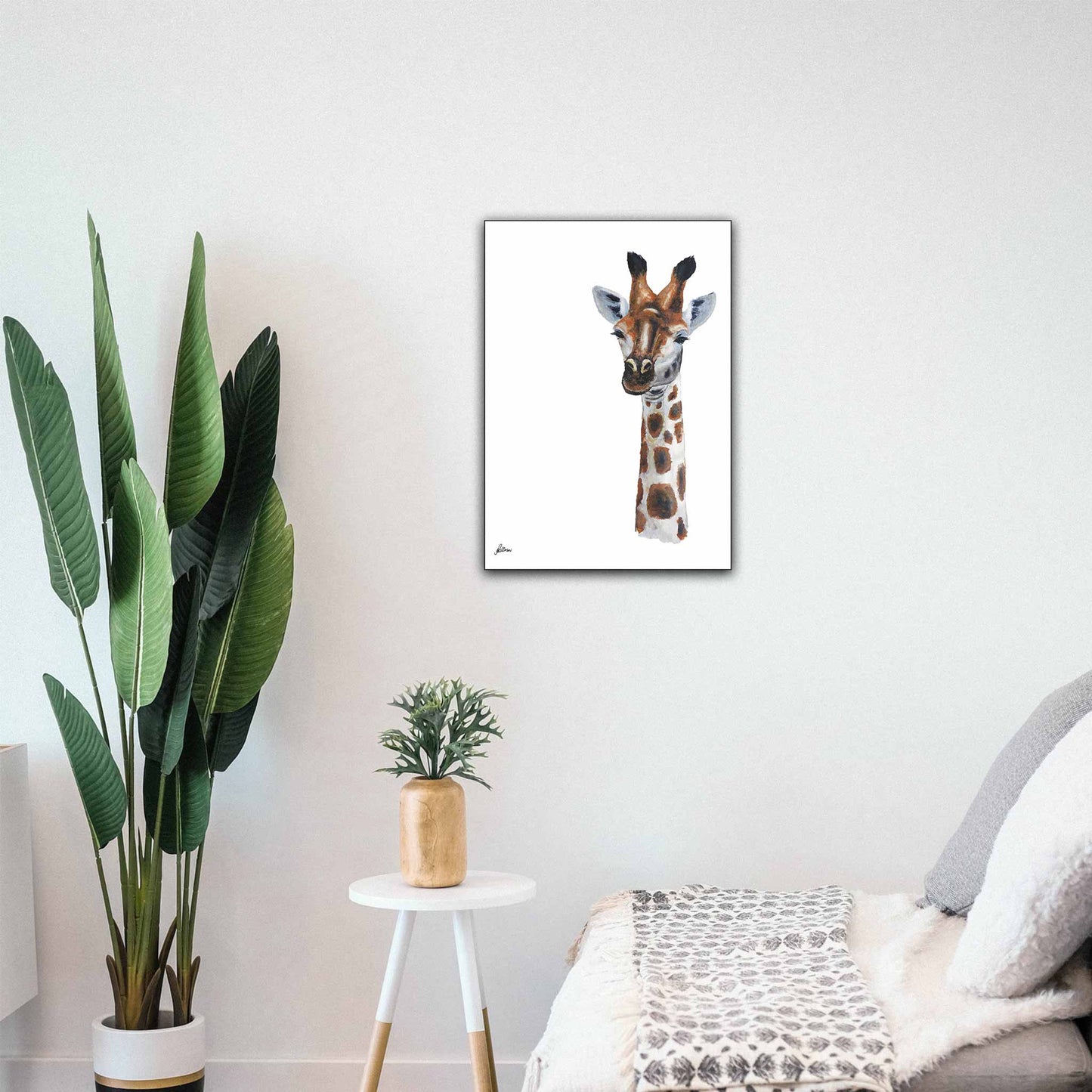 Wildlife Collection Signed Print - Giraffe