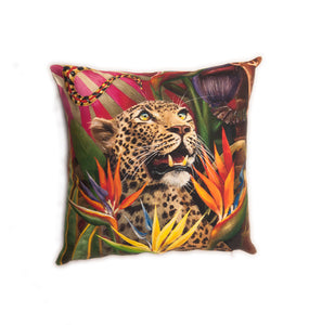 Wildlife Cushion Cover - Leopard