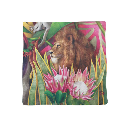 Wildlife Cushion Cover - Lion
