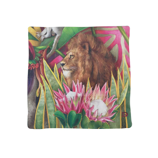 Wildlife Cushion Cover - Lion