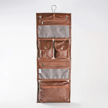 Roll Up Toiletry Leather
