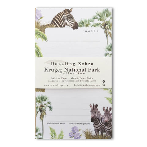 Wildlife Notepad - Kruger National Park - Zebra